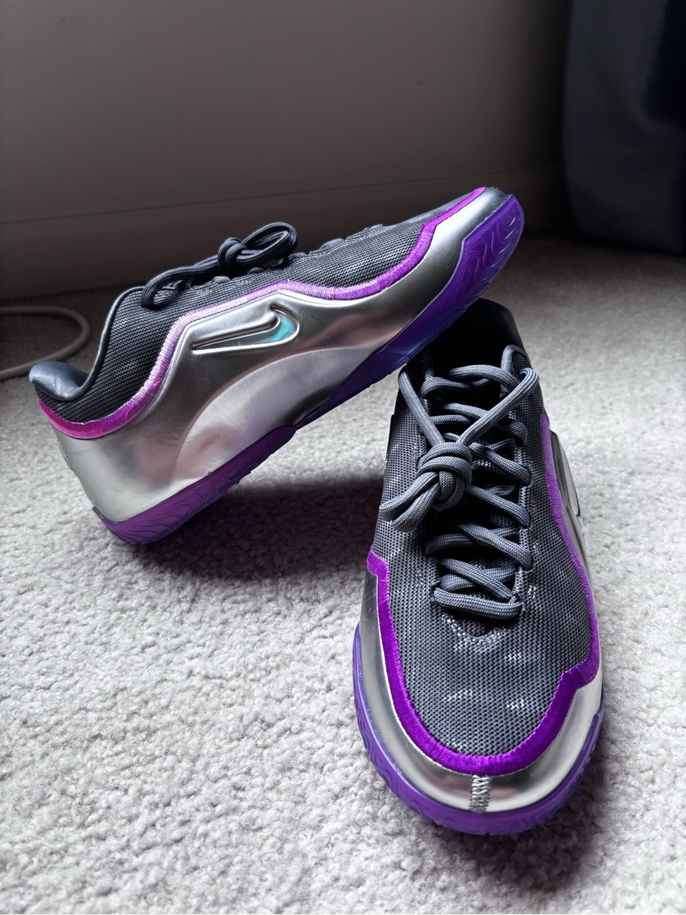Nike LeBron 23 XXIII Bubble Boy Cool Grey Purple Silver IF0694-002 Men’s 10.5